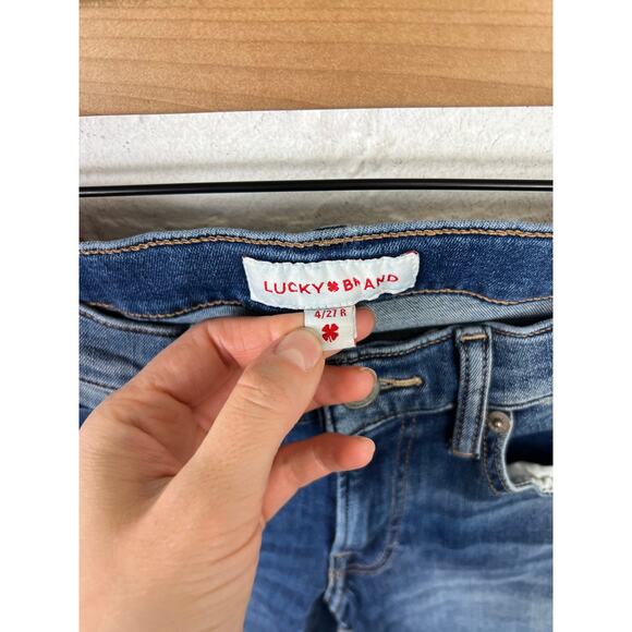 Lucky Brand Women's Sweet Mid Rise Bootcut Jeans Denim Blue Wash Size 4 - Picture 6 of 9